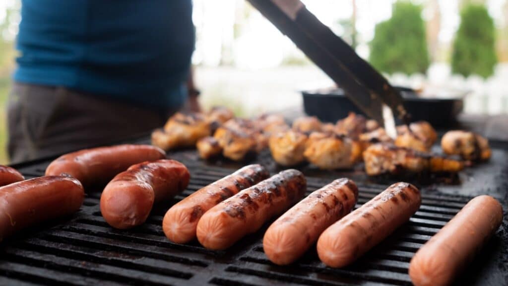 barbecue au camping bel air